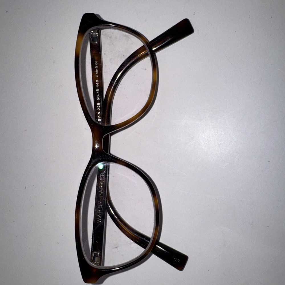 Warby Parker Daisy Eyeglasses Frame N225 Women Brown Tortoise Full Rim 50-15-140